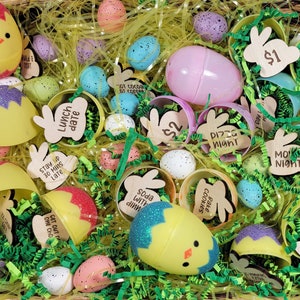 Easter Egg Token Pack, Fun Message Egg Stuffer, Kids Easter Egg Stuffer image 3