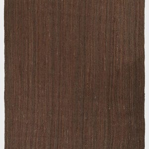Handmade Brown Jute custom area Rug: Braided Natural Fiber Runner image 3