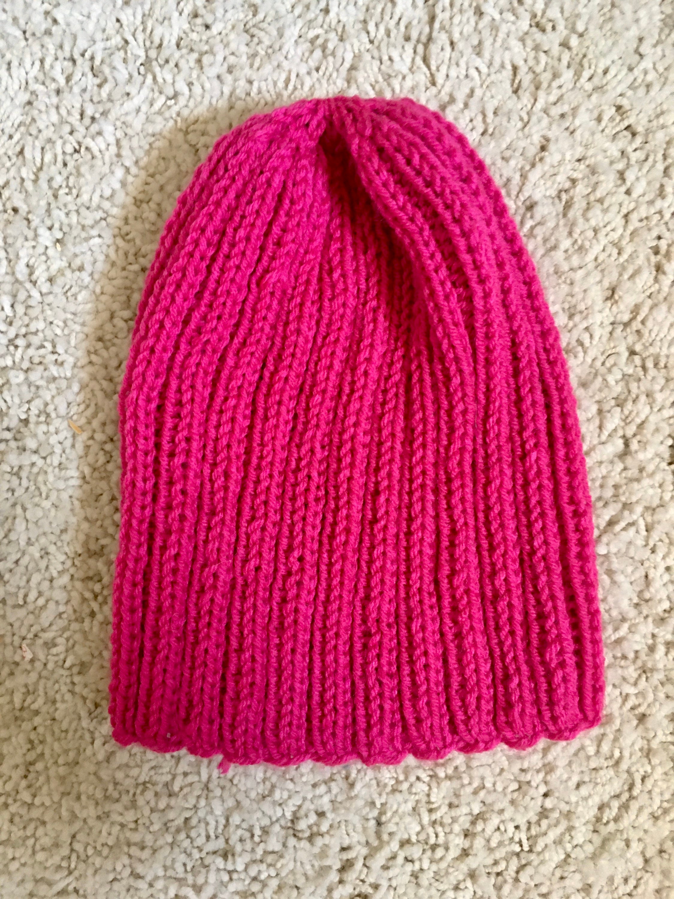 pink super slouch beanie❗️saved for @ltbaby❗️ Magenta Lane Slouchy Beanie – The Blackberry Hook main image 2
