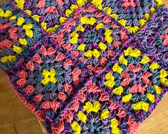 Granny Square Poncho