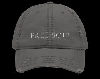 Distressed Dad Hat-Free Soul Adventure Cap