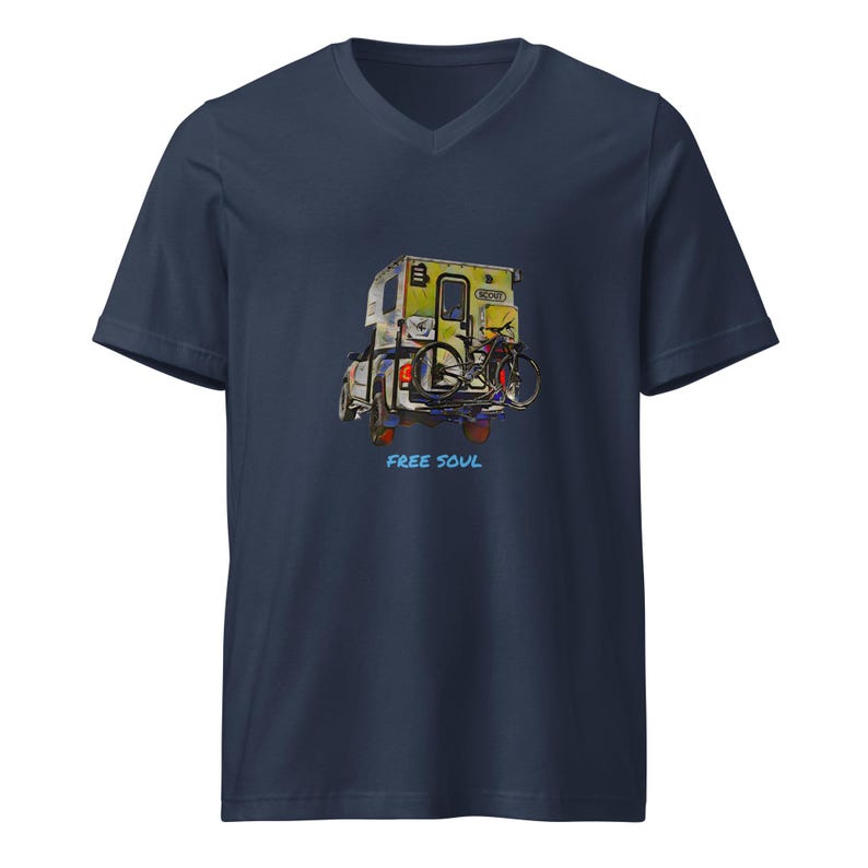 Unisex Short Sleeve V-Neck T-Shirt