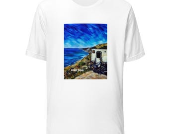 Unisex t-shirt Free Soul Adventure Graphic Tee