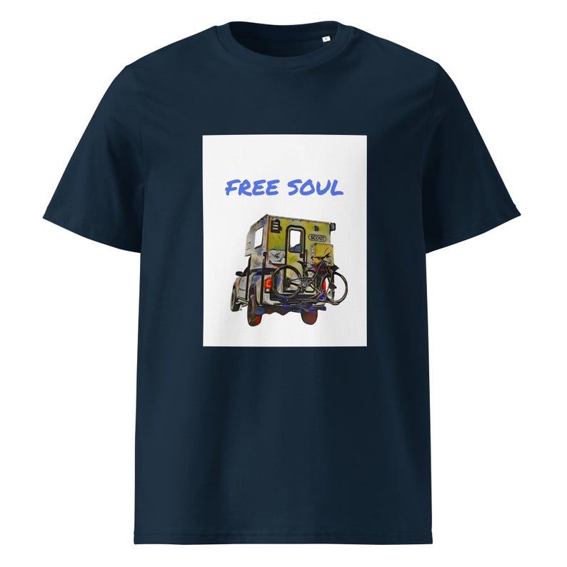 Unisex organic ribbed neck t-shirt