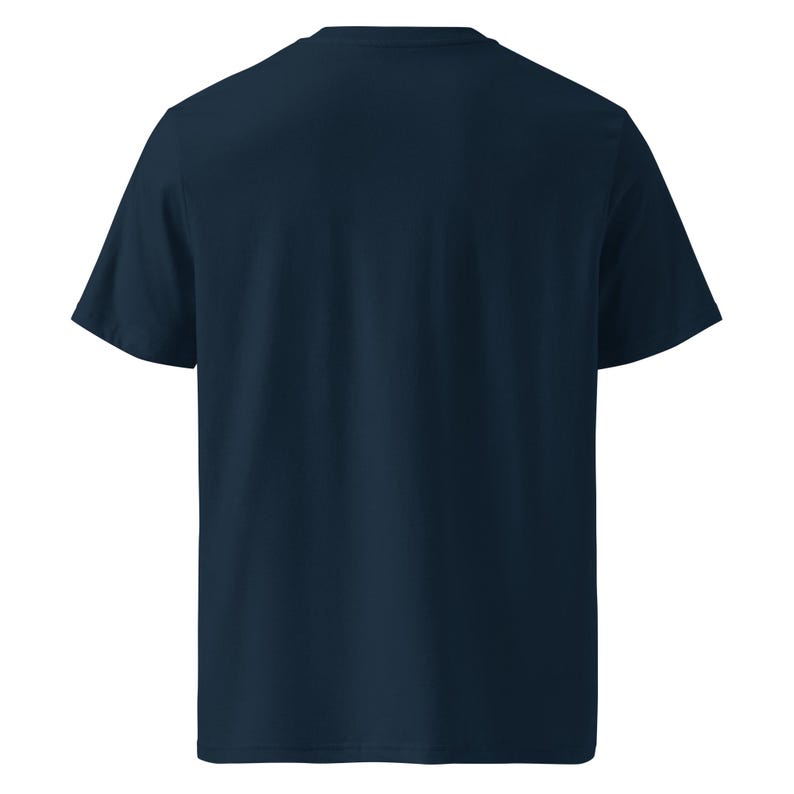 Unisex organic ribbed neck t-shirt