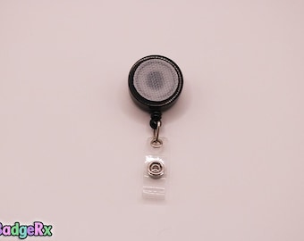 Black Interchangeable Badge Reel