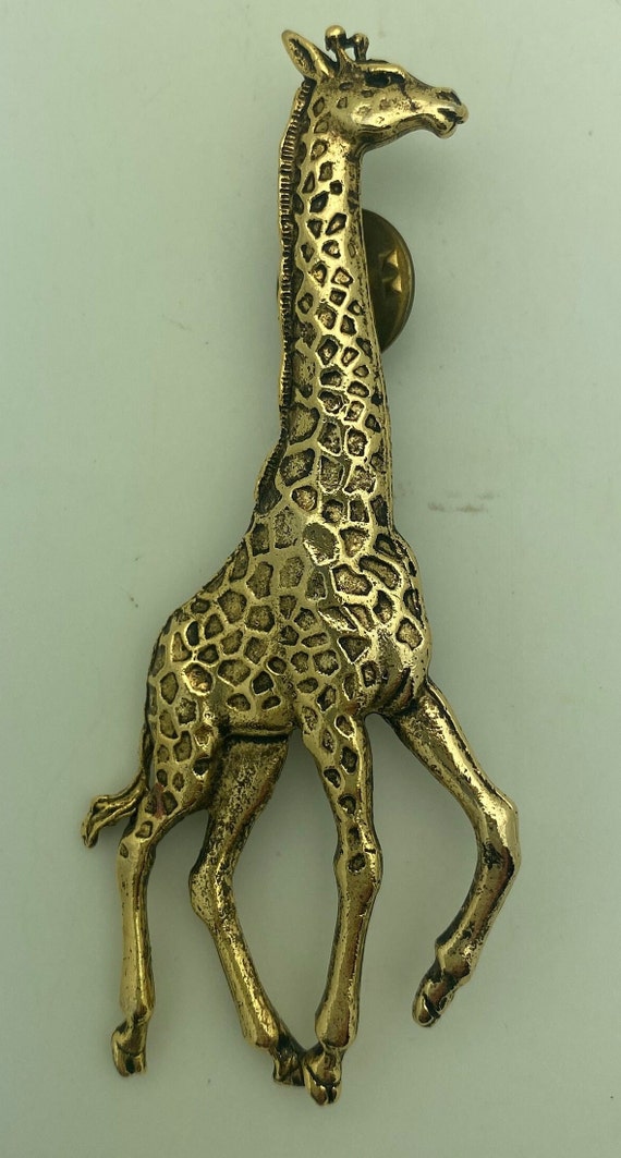 JJ Jonette Vintage Giraffe Brooch