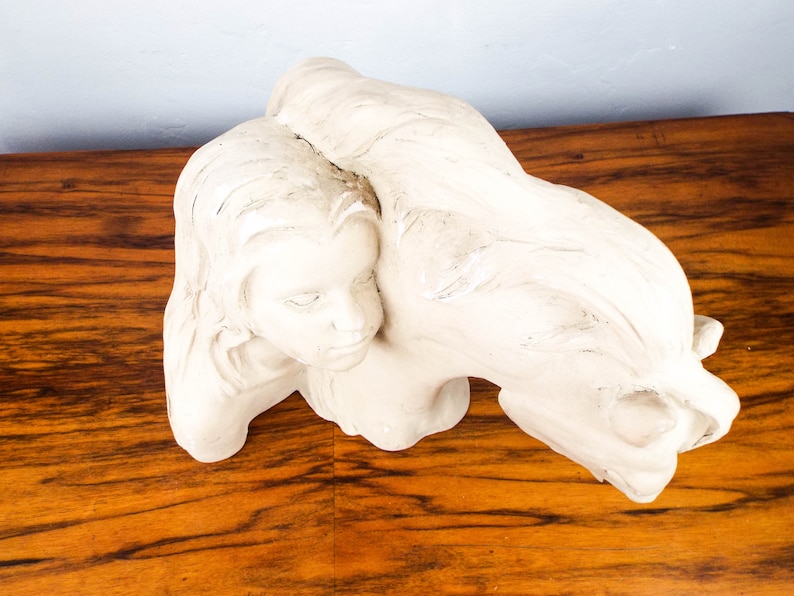 Vintage Austin Sculptures Rare Horse & Girl Statue by David Etsy