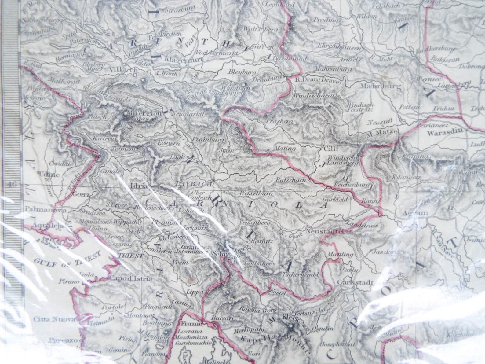 Antique 1832 Original Map Germany IV Austrian Dominions I Etsy