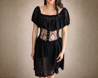 Renaissance Chemise Kleid, Baumwolle Bauern Kleid, Mittelalterliches Jahrmarkt Kleid, Piraten Kostüm Kleid, Cottagecore Schichtkleid
