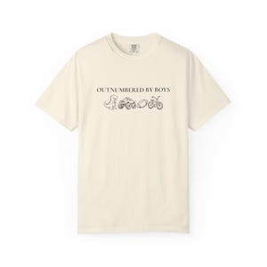 Comfort Colors® Funny Mama Shirt, Outnumbered by Sons Gift, Mother's Day Gift for Her, Mom Goose Shirt, Gift for Mother of Boys image 4