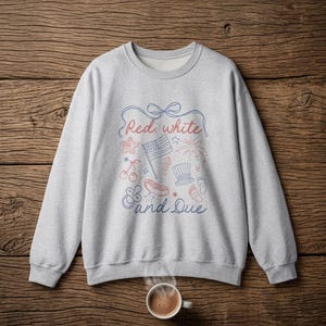 Red White and Due Sweatshirt, Expecting Mom Shirt, July 4th sweatshirt, Pregnancy Announcement, Maternity Gift, Pregnant in the USA