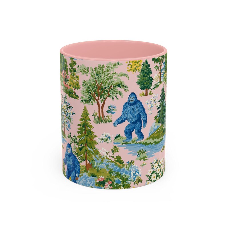 Bigfoot Sasquatch Mug - Coffee Cup Paranormal Gift Bigfoot Sasquatch Print Forest Funny Mug immagine 12