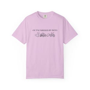 Comfort Colors® Funny Mama Shirt, Outnumbered by Sons Gift, Mother's Day Gift for Her, Mom Goose Shirt, Gift for Mother of Boys image 9