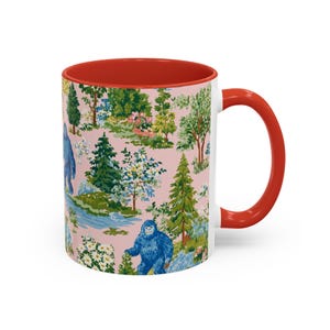 Bigfoot Sasquatch Mug - Coffee Cup Paranormal Gift Bigfoot Sasquatch Print Forest Funny Mug immagine 18