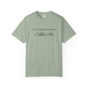 Comfort Colors® Funny Mama Shirt, Outnumbered by Sons Gift, Mother's Day Gift for Her, Mom Goose Shirt, Gift for Mother of Boys image 6