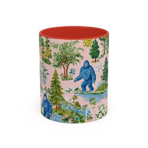 Bigfoot Sasquatch Mug - Coffee Cup Paranormal Gift Bigfoot Sasquatch Print Forest Funny Mug immagine 17