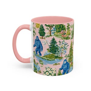 Bigfoot Sasquatch Mug - Coffee Cup Paranormal Gift Bigfoot Sasquatch Print Forest Funny Mug immagine 14