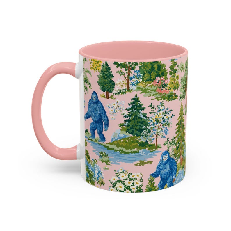 Bigfoot Sasquatch Mug - Coffee Cup Paranormal Gift Bigfoot Sasquatch Print Forest Funny Mug immagine 14