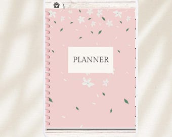 Digital Journal Planner | Daily & Weekly Planner PDF | Printable | Minimalist | Self-Care, Goals, Budget, Reflection |