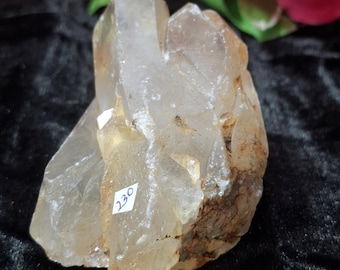 Satyaloka Rainbow Quartz, Clear Quartz  Specimen, Natural Healing Crystal, Collector Stone, 230 Gram