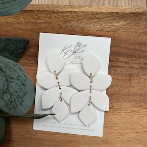 Handmade Polymer Clay Dangle Earrings