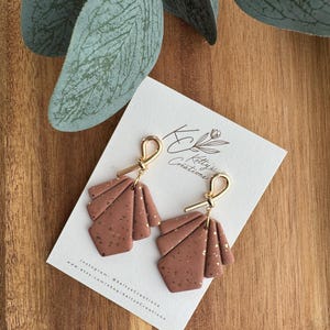 Handmade Polymer Clay Dangle Earrings
