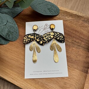 Handmade Polymer Clay Dangle Earrings