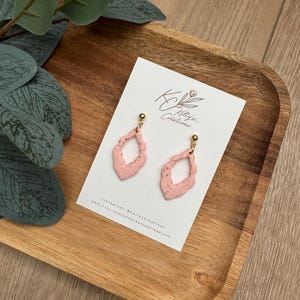 Handmade Polymer Clay Dangle Earrings