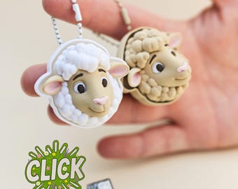 Cartoon Sheep Fidget Toy – 3D Printed Desk Accessory, Sensory Clicker Collectible