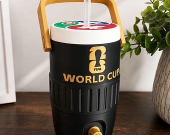 Soporte para latas estilo nevera para fiestas de fútbol / Soporte para bebidas para aficionados al fútbol