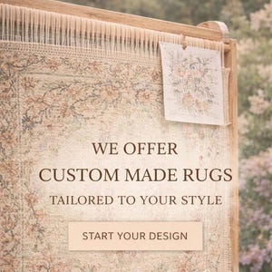 Hand-Knotted Wool Runner Rug, Arts and Crafts Mission Style Ginkgo Leaf Carpet image 18