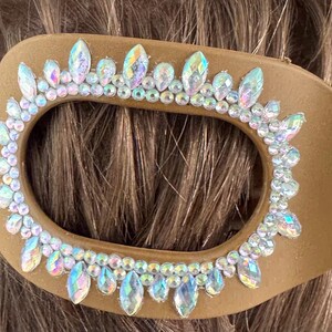 Iridescent Rhinestone Hair Clips - Etsy