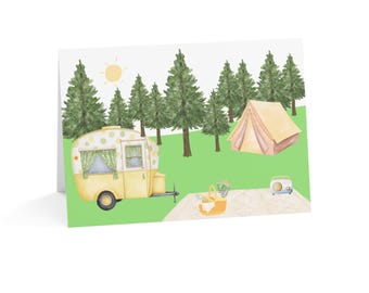 Glamping Blank Card | 5" x 7"