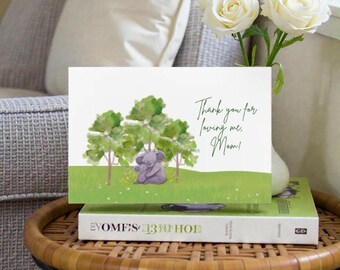Mother's Day Card: Thank you for loving me, Mom!