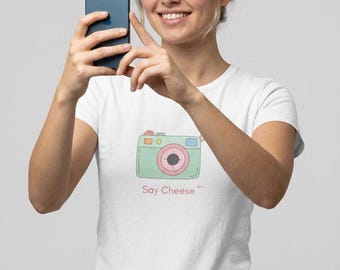 Say Cheese graphic t-shirt
