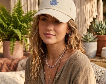 Less Drama More Dharma Cap | Distressed Baseball Hat