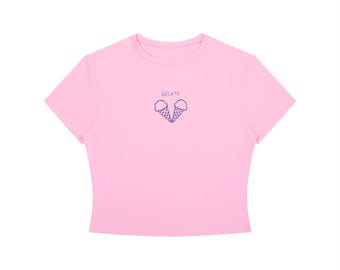 Dolce e vivace atmosfera estiva italiana - T-shirt corta girocollo da donna