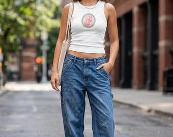 What's Up Tee- Snow Washed Tank Top