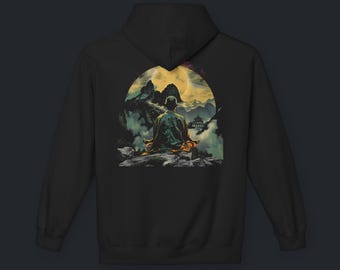 Zen Path - Shaolin | Monk Meditation Hoodie |  Mindfulness & Strength Streetwear