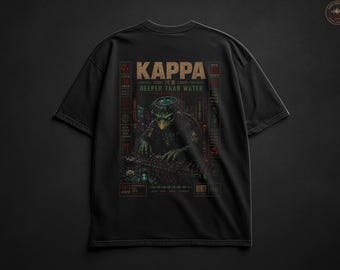 Ropa urbana japonesa, camiseta techno, camiseta Kappa, camiseta rave underground, camiseta de fantasía oscura, camiseta de la vida nocturna de Tokio, camiseta japonesa extragrande