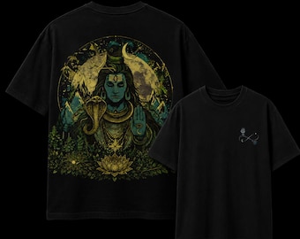 Shiva Drittes Auge Unendlichkeit Shirt, spirituelles Yoga T-Shirt, Hindu Gott T Shirt, Meditation Shirt, Heilige Geometrie T-Shirt, Boho spirituelle Kleidung