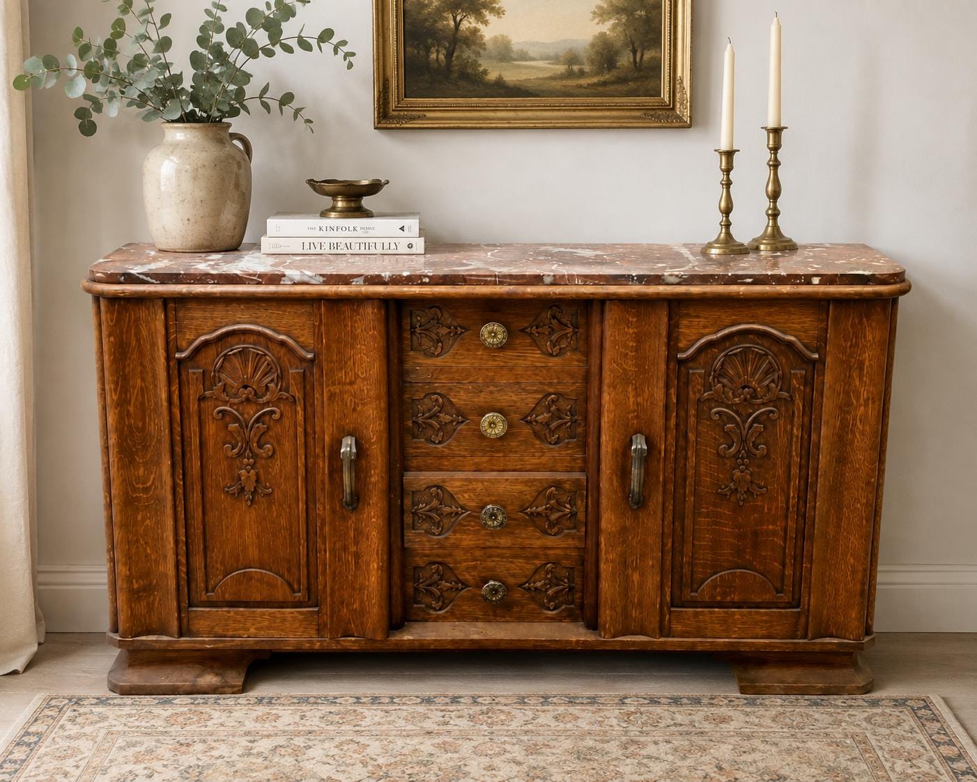 Sideboard furniture antique - Etsy 日本
