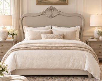 19th Century French Super King Headboard