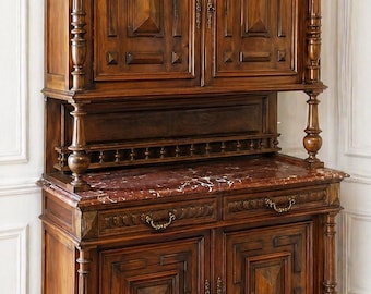 Cómoda francesa ornamentada del siglo XIX