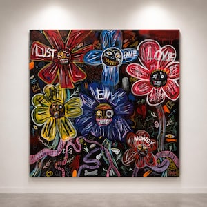 Open Edition Canvas Print "The Garden of Temptations" (24x24)