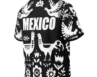 Mexico Knitted Jersey - Black/White