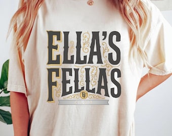 Ellas Fellas Club T-shirt, Western Country Concert Graphic Hoodie, Vintage Rodeo Music Fan Tee, Unisex Casual Sweatshirt, Gift For Her Him