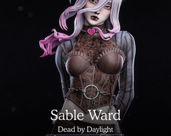 Gothic Horror Survivor Figurine, Fully Hand Painted 16K Resin 3D Printed Statue