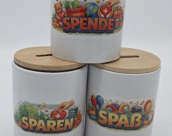 Personalized Money Game Piggy Bank Set – Fun, Saving & Donating for Kids! Piggy bank set for children, personalized piggy bank for children
